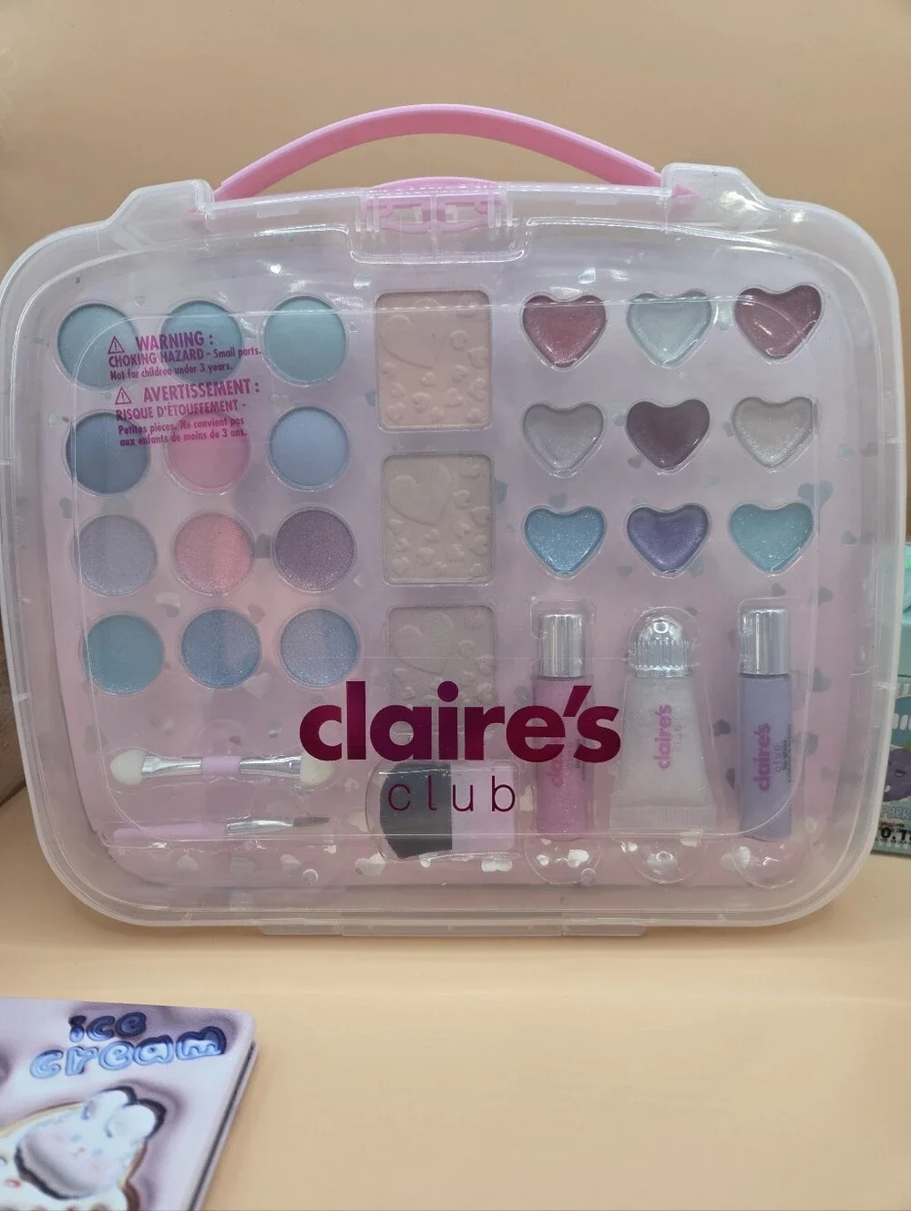 Claire's Pink Glitter Shooting Star Girls Crossbody Bag Bundle